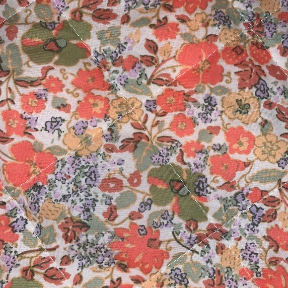 (L)- Universal Thread Women's Quilted Button-Front Jacket - Cream Star - Picture 14 of 15